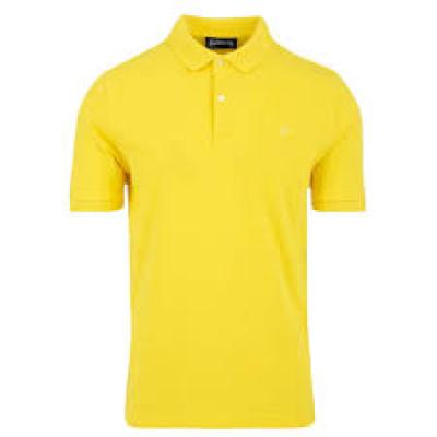 Yellow Plain Polo Large Adult